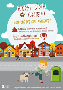 nom d'un chien affiche