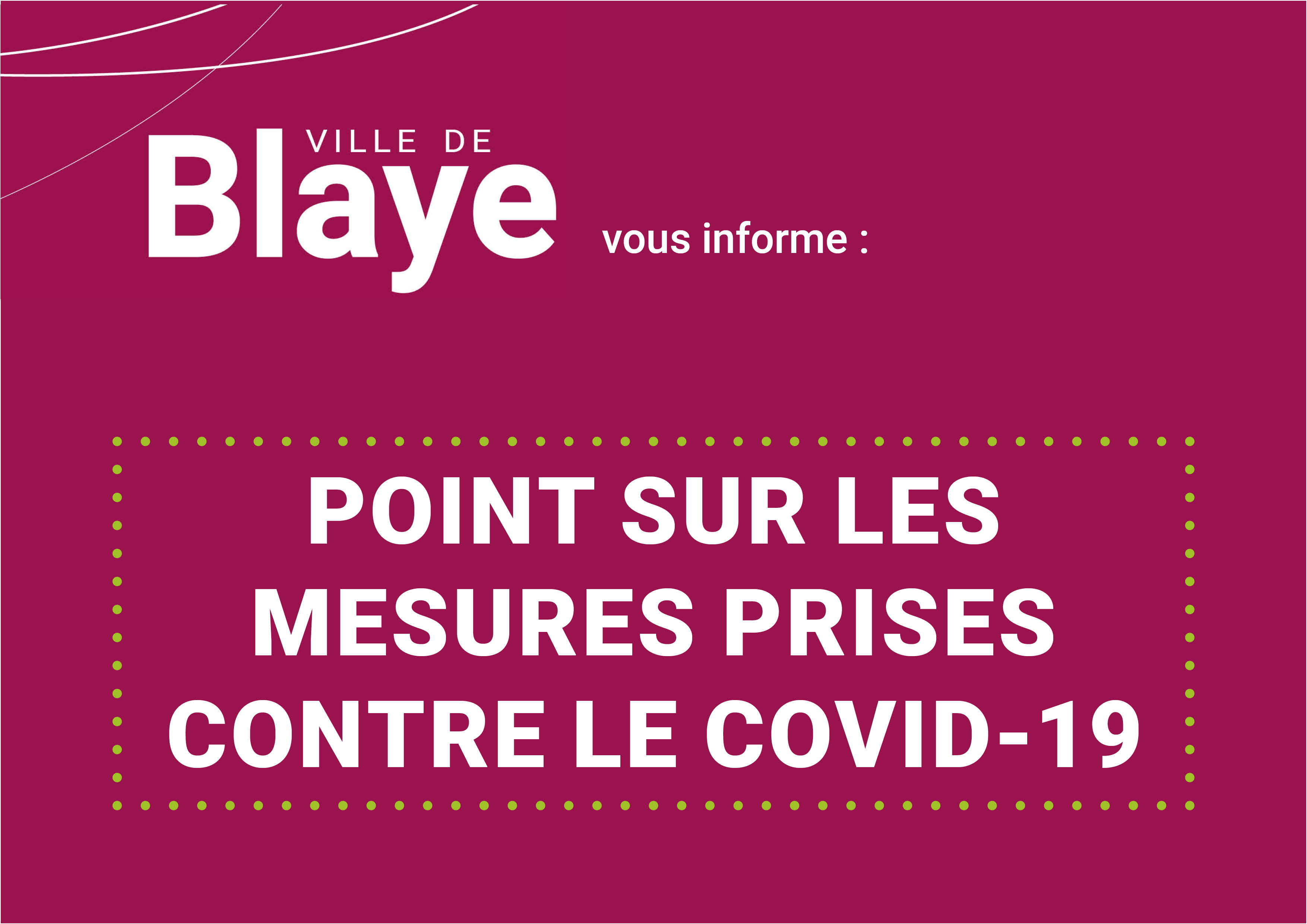 Illustration site points mesures covid