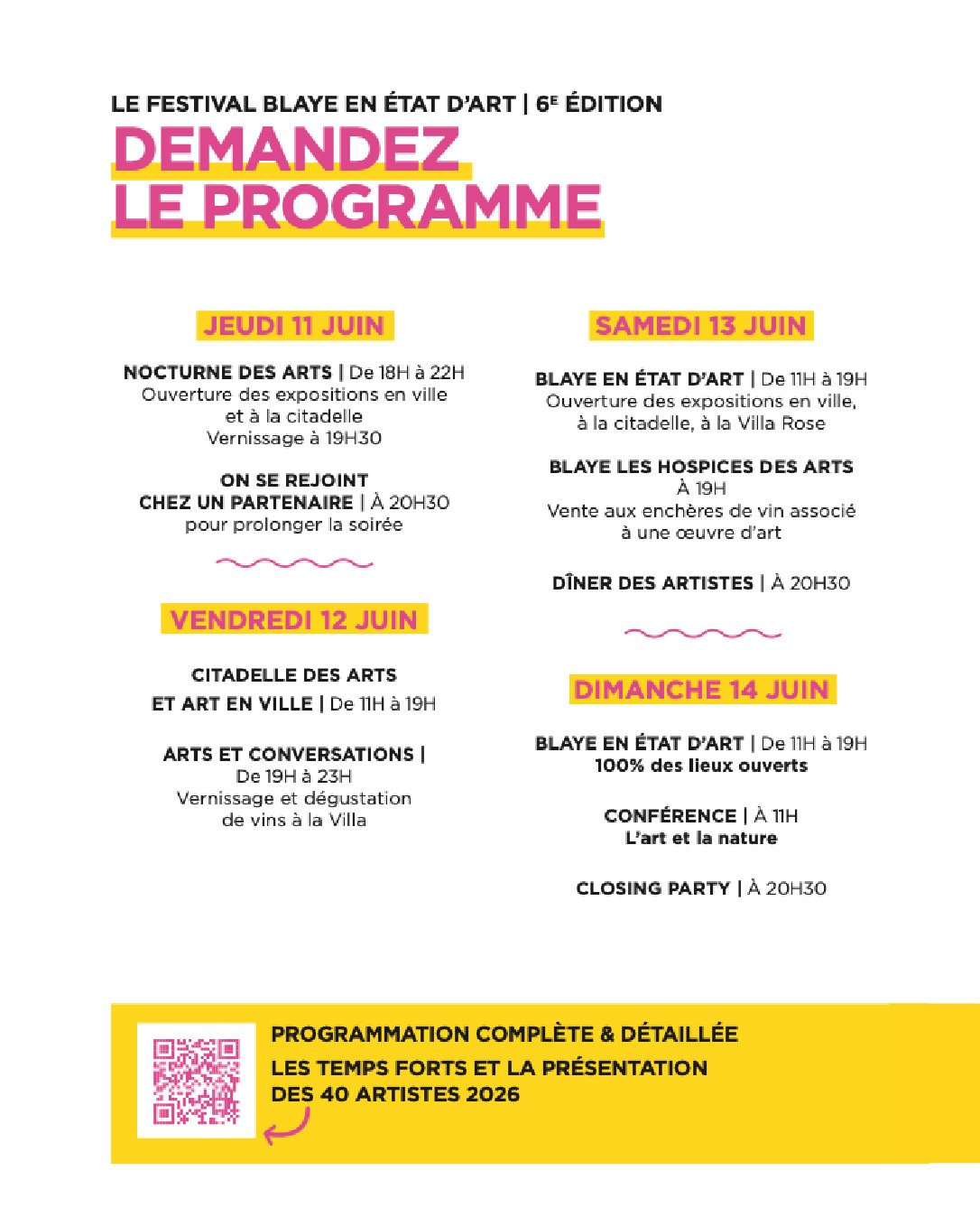 2026-event-Blaye en etat d'art programme