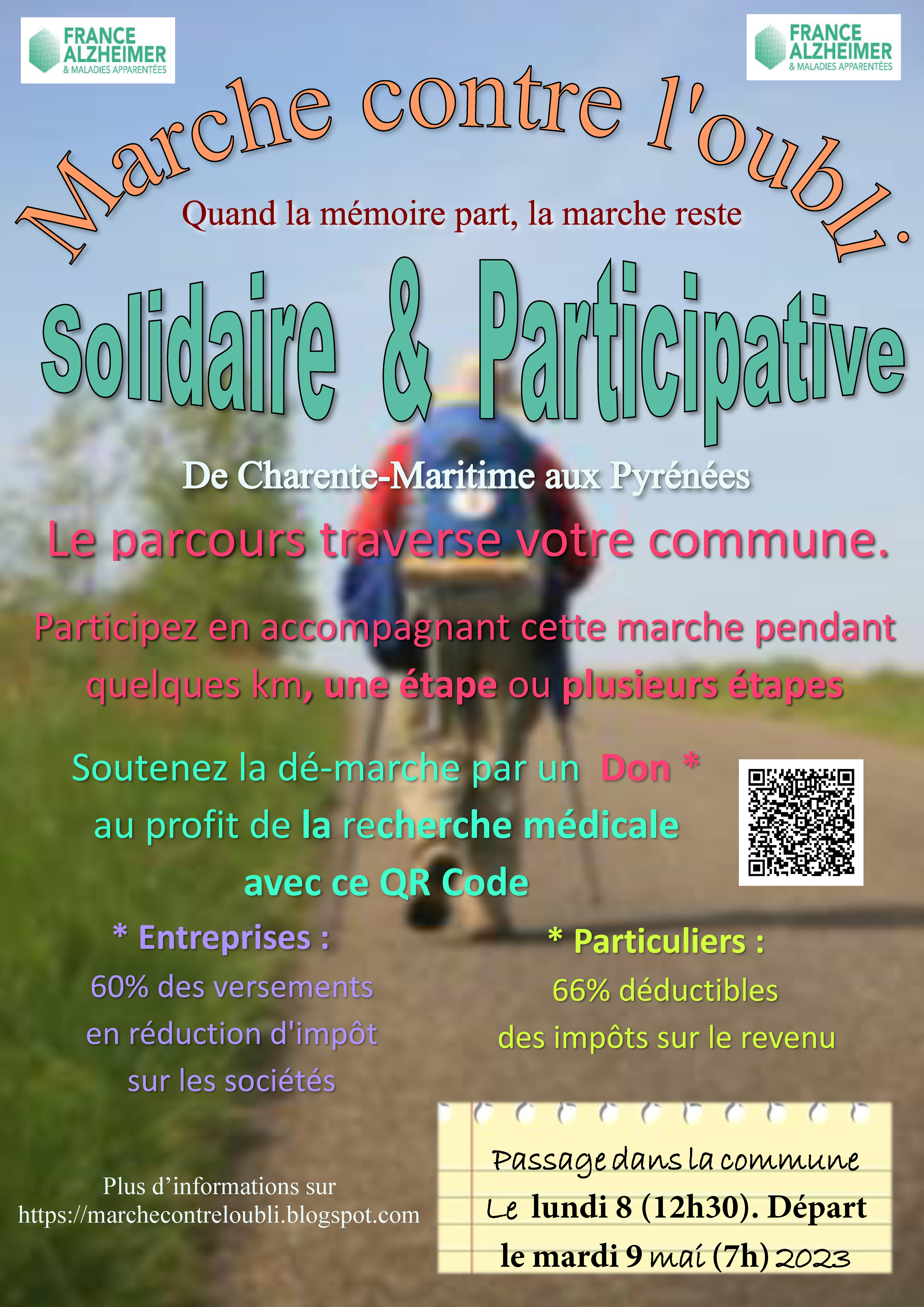 Affiche - Marche contre oubli