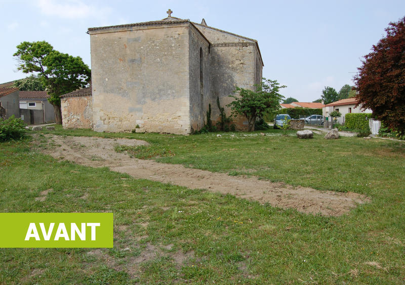 amenagement abords eglise sainte luce avant