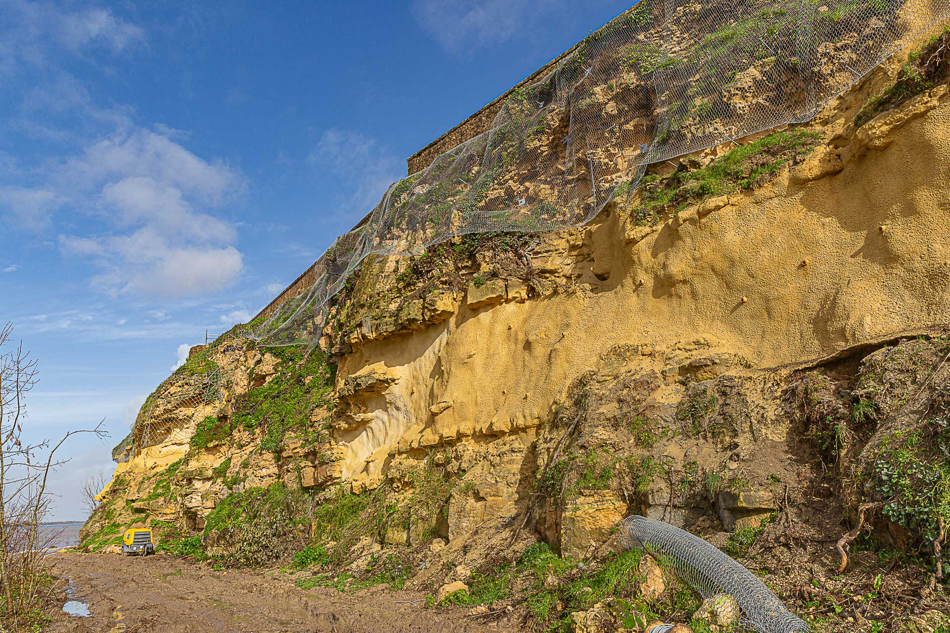 confortement de la falaise - citadelle - 2019 - 04