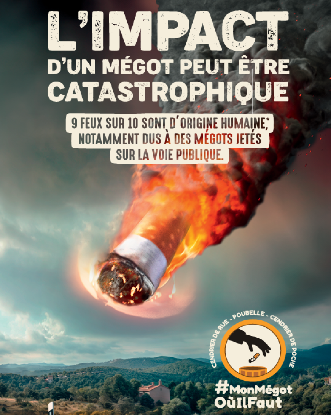 feu de mégot