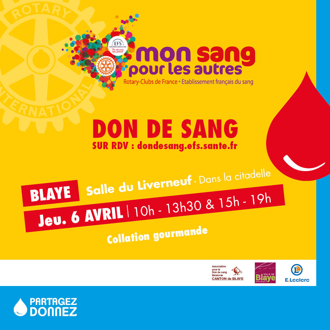 Mon sang pour les autres