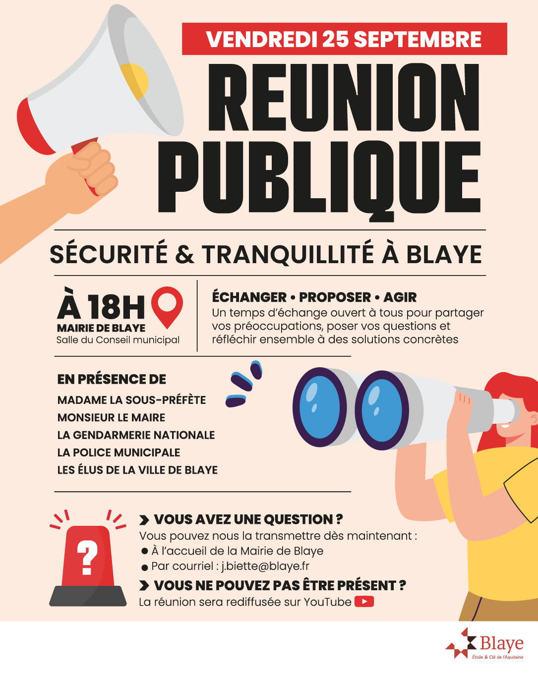 réunion publique sécurité