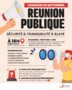 réunion publique sécurité